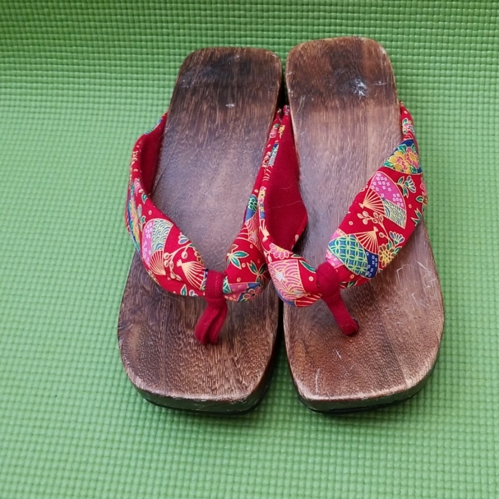 Japanese wooden sandals